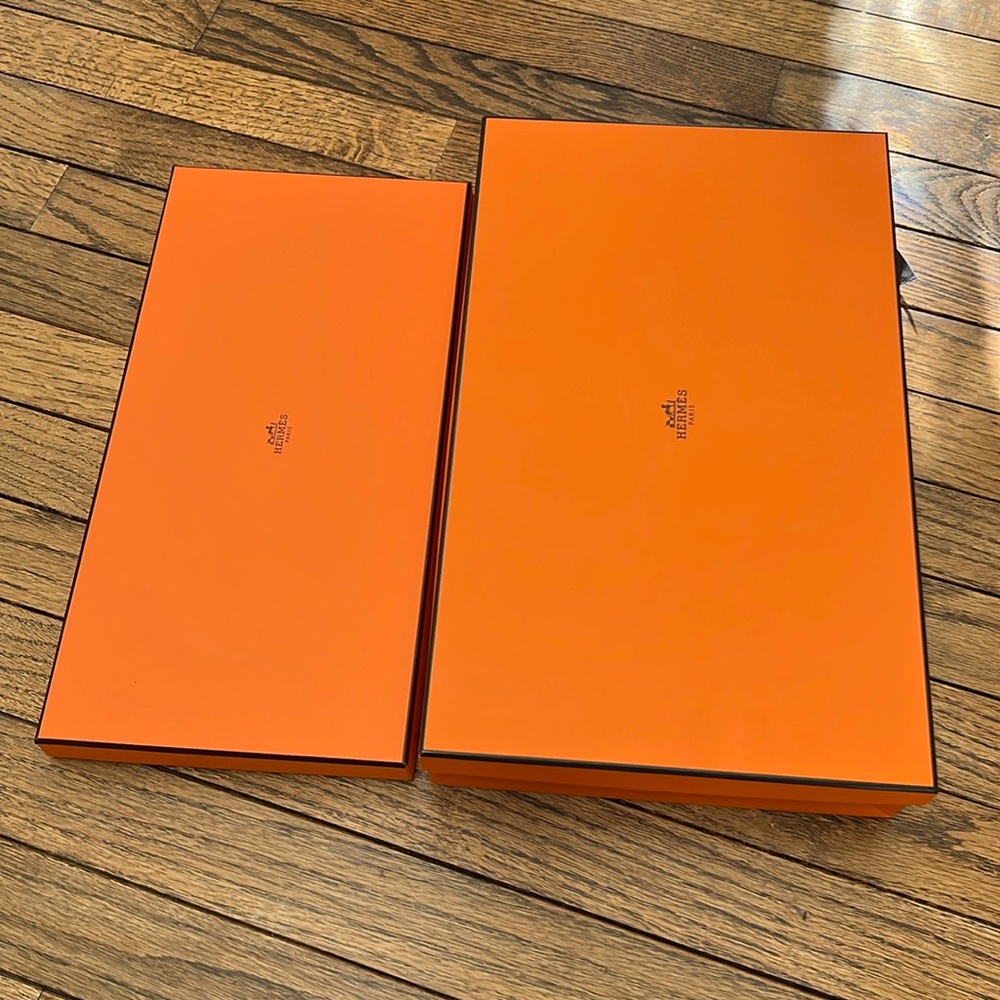 Authentic Hermes scarf boxes